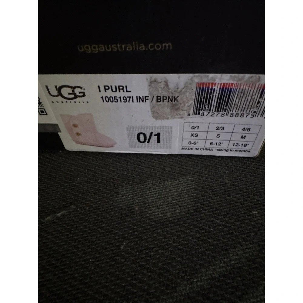 UGG purl knit
